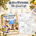 Ruby & Winston The Good Life Coloring Book