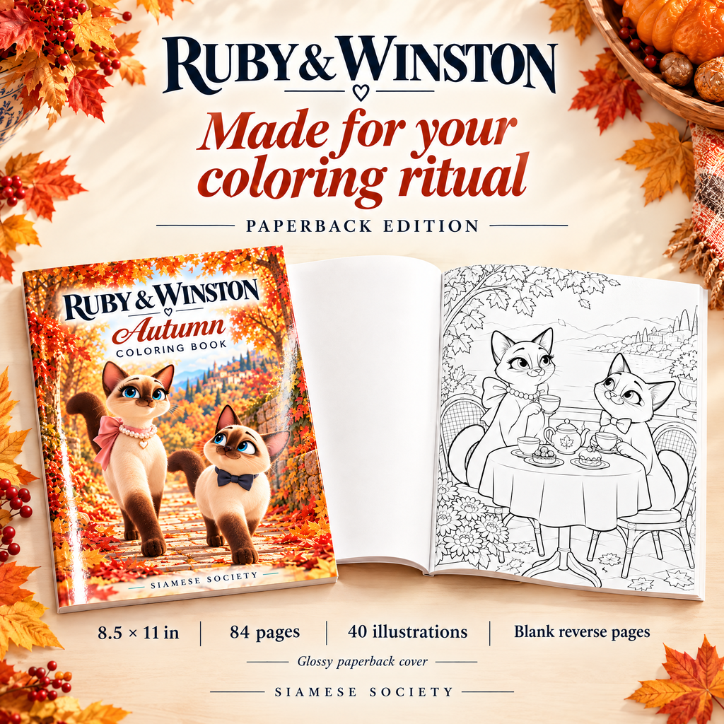 Autumn glossy paperback, 8.5 by 11 inches, 84 pages, 40 illustrations and blank reverse pages